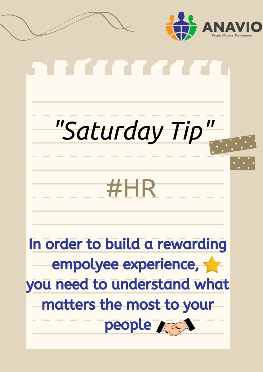 AnavioGlobal's tweet photo. Do you listen to your employees often? Let us know in the comments.
#Anaviosatip #saturdaytip #saturdaythoughts #employeeexperience #hr https://t.co/2oCaLowbfn