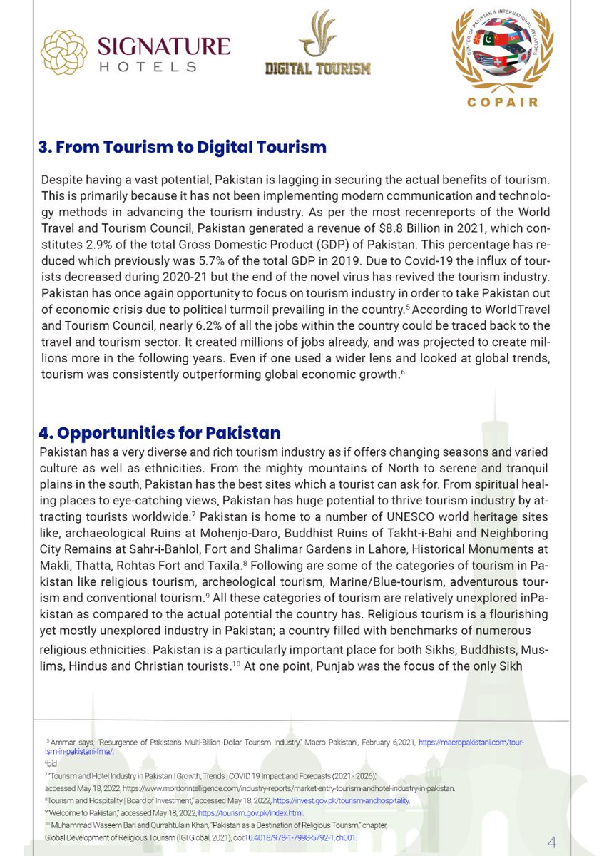 Digitaltourism3's tweet photo. Digital Tourism; Revolutionizing tourism industry in Pakistan  
@COPAIROfficial @signaturehtl @TDCPOfficial  #tourism #Digital #Innovation https://t.co/EBqfKjzfo5