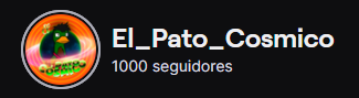 He llegao a los mil en twitch YAASSSSSSS