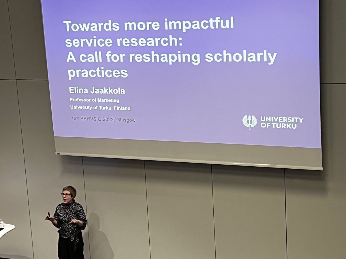 Sabine Benoit (@sabine_benoit) on Twitter photo Interesting talk at <a href="/servsig2022/">SERVSIG2022</a> where Elina Jaakola sais we only have guidelines for rigor, but not for relevance, that is a problem @amaservig Interesting talk at <a href="/servsig2022/">SERVSIG2022</a> where Elina Jaakola sais we only have guidelines for rigor, but not for relevance, that is a problem @amaservig