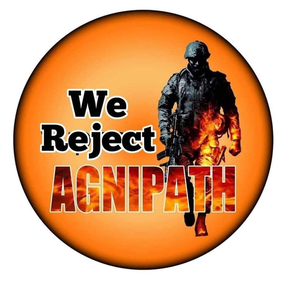 maheshga2's tweet photo. #AgnipathProtests #AgnipathForIndia #AgnipathProtest #AgnipathRecruitmentScheme #ModiMustReseign #ModiMustResignMust https://t.co/R5qG3fAKAL
