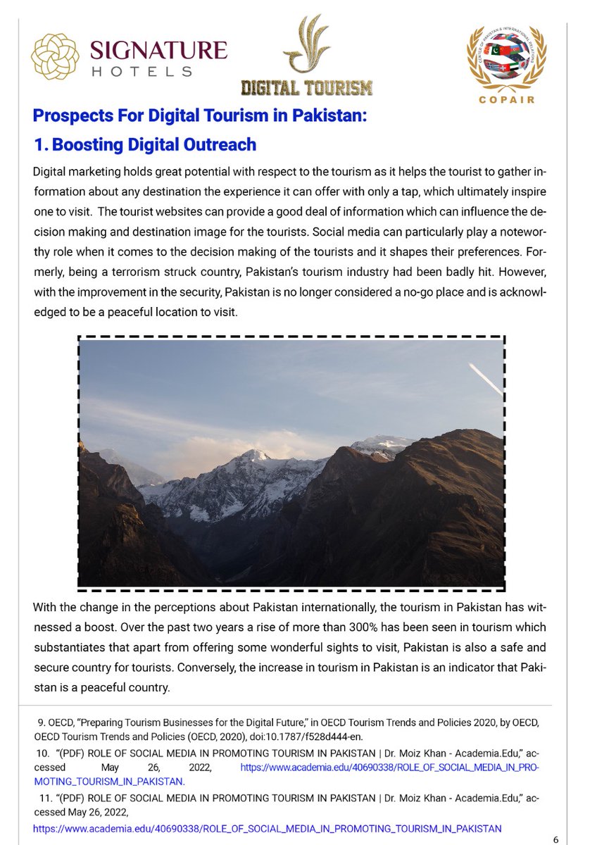 Digitaltourism3's tweet photo. Digital Tourism; Revolutionizing tourism industry in Pakistan  
@COPAIROfficial @signaturehtl @TDCPOfficial #tourism #Digital #Innovation https://t.co/I4WP7HVqez