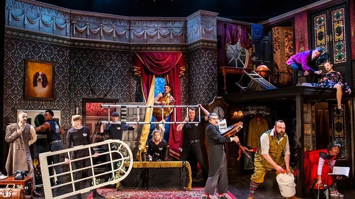 MattyD0804's tweet photo. This week, THE PLAY THAT GOES WRONG celebrated 700 performances at New World Stages. Grateful, proud, and humbled to collaborate with so many genius artists and technicians who keep the laughs coming.  Here's to many more disastrous performances!! https://t.co/xUDQVaxNm4