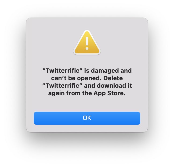 ojezap's tweet photo. Hey @gedeon. It has been a while since I’ve used #twitterific for Mac. Nothing to do with the app, I just wasn’t using Twitter that much. It’s a great app! The perfect Twitter app!

Except ...

I once again ran into this. Deleting and downloading didn’t fix. Any suggestions? Thnx https://t.co/ciXNFhghVn