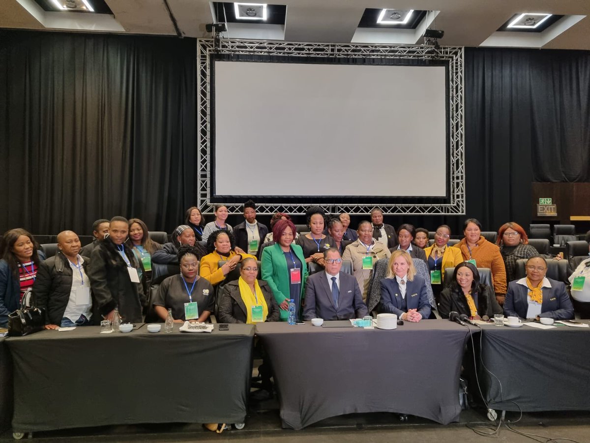 Mph__Motaung's tweet photo. SAFA women at congress today. All is well ⚽❤️
#WagonIsMoving #PhindaMzala https://t.co/DZ4lYpOwoE