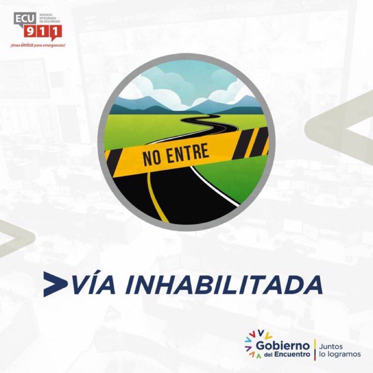 ECU911Quito's tweet photo. A continuación actualizamos el estado de rutas inhabilitadas en Pichincha, Napo y Orellana. ⏬

🚫Quito - Machachi
🚫Intervalles - Ruta Viva
🚫Cusubamba - Cayambe 
🚫Tabacundo - Cajas
🚫Coca - Sacha
🚫Coca - Loreto
🚫Coca- Dayuma
🚫Coca - Inés Arango 
🚫Tena-Puyo https://t.co/3gBQ4l0BRo