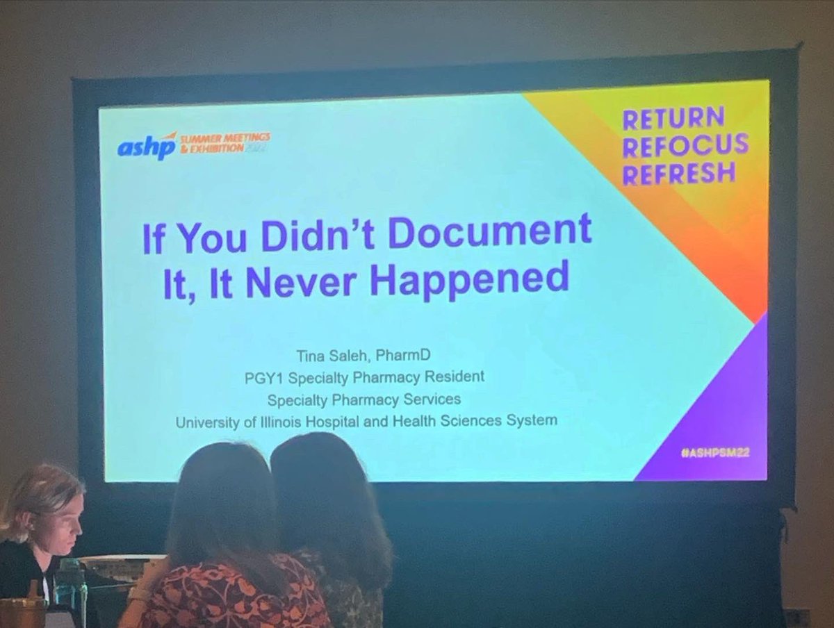 UIC_SPS's tweet photo. Our PGY1 Specialty Pharmacy Resident, Dr. Tina Saleh, presented a Specialty Pharmacy Pearl at the @ASHPOfficial 2022 Summer Meeting in Phoenix, AZ. The Specialty Pharmacy Pearls session was moderated by our very own Dr. Matthew Rim
#ASHPSM22 https://t.co/UlwlkZuMu3