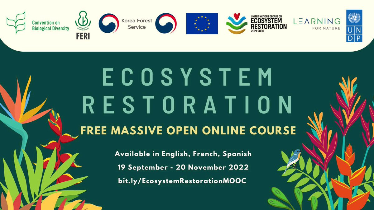 Ecosystem Restoration🌳
#MOCC 
<a href="/UEauCameroun/">L'UE au Cameroun et pour la Guinée équatoriale</a> 
<a href="/pnudfr/">ONU Développement</a>