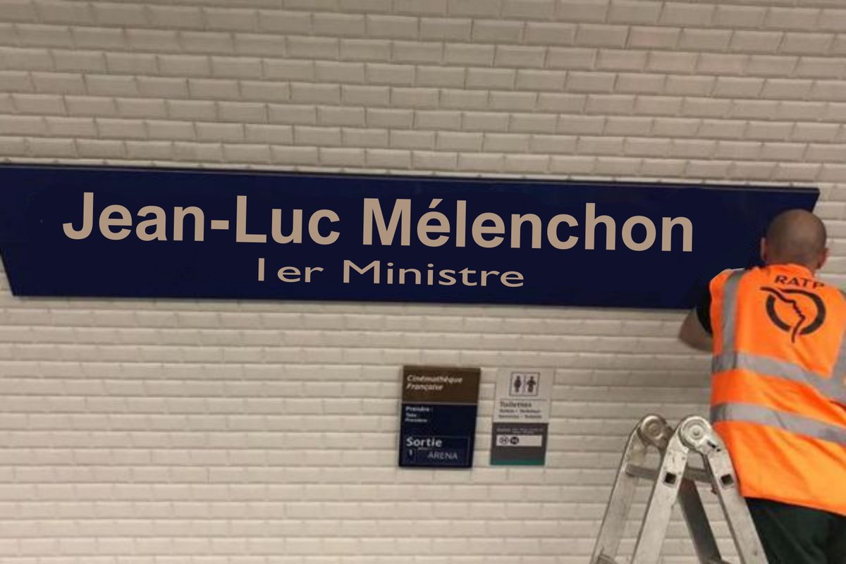 La RATP anticipe... 🤣
#nupes
#Melenchon1erMinistre
#MelenchonAMatignon