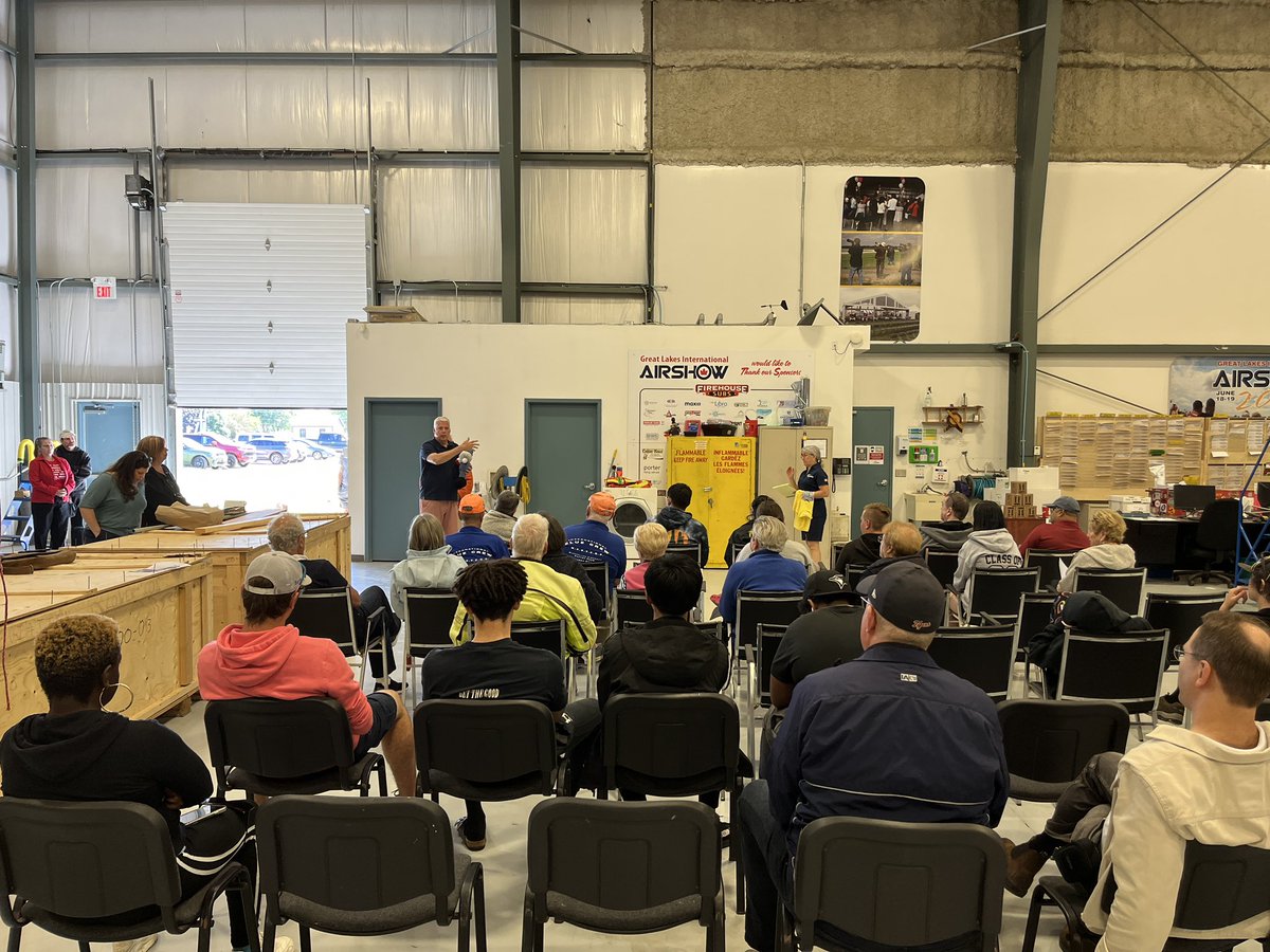 Our first volunteer orientation &amp; safety briefing was held this morning at the St. Thomas Municipal Airport. 

It’s not too late to register to volunteer. Fill out the volunteer form at AirFest.ca and join us on Wednesday at 7pm for our final orientation session!