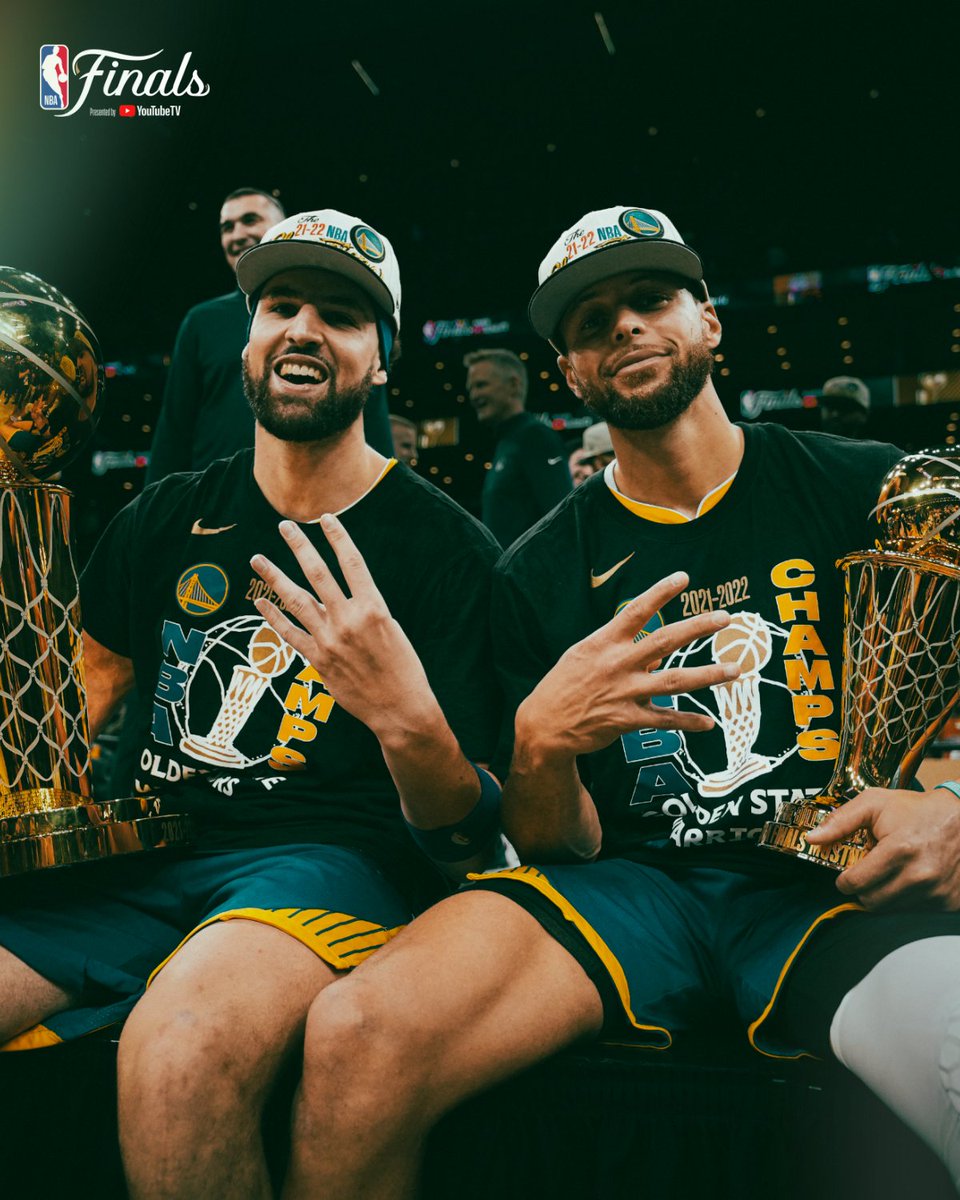 NBA's tweet photo. "All we do is shoot threes and win championships" https://t.co/di4gUnDMr9