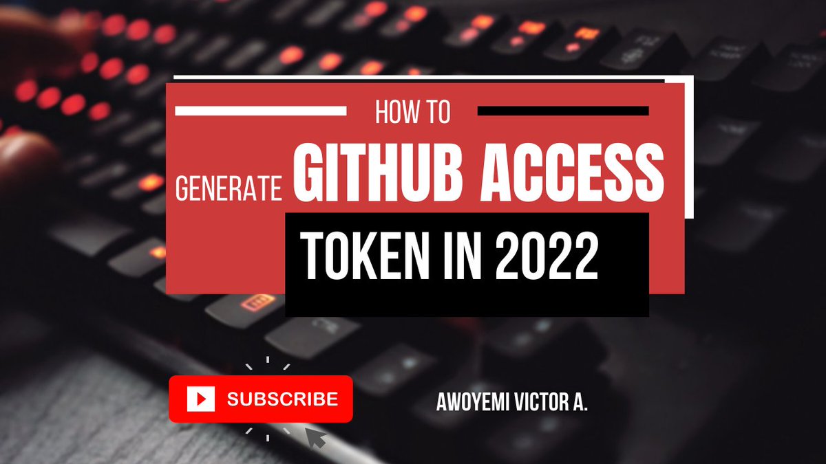 awoyemivictora's tweet image. youtu.be/5Pvo-yzCX1w
Generate Github Access Token in 2022
#github #githubtoken #githubrepo #gitbranch
#githubaccesstoken