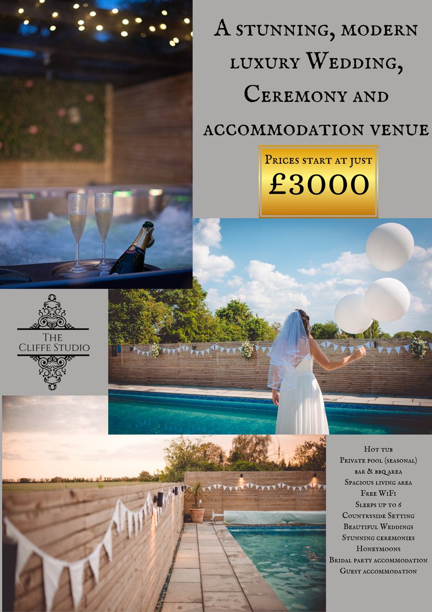 CliffeStudio's tweet photo. Book your wedding venue viewing at The Cliffe Studio - simply send an email to Belle at info@thecliffestudio.co.uk today! ❤️
#thecliffestudio #weddingvenue  #weddingvenueideas #weddingvenuekent #engaged #wegotengaged #newlyengaged #kent #medway #medwaywedding #boutiquewedding https://t.co/9oS7f5SPBk