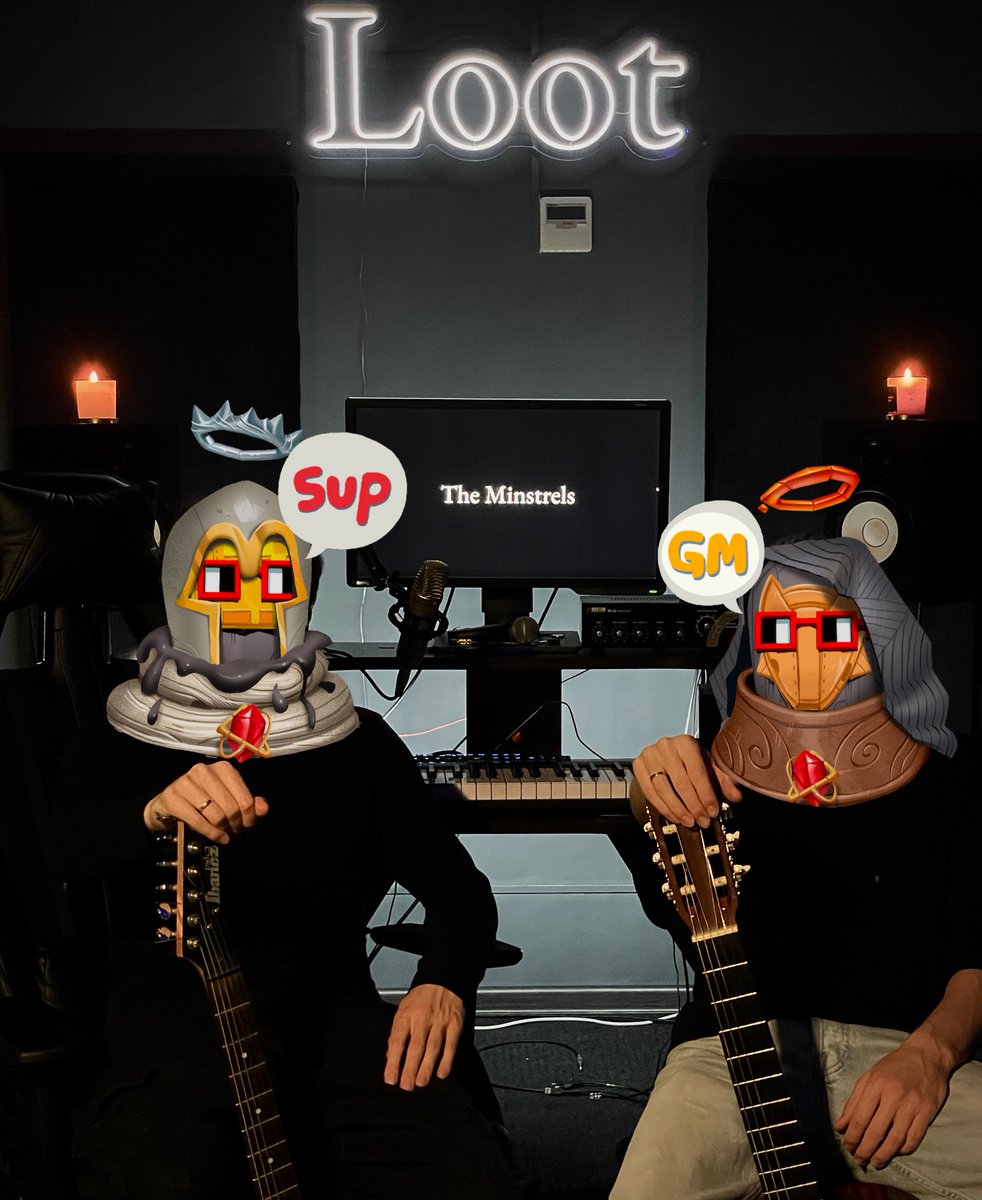 MinstrelsLoot's tweet photo. ~ Loot vibes 🎶
@lootproject @hyperloot_ 

⛓🎼⛓ https://t.co/uHvaDGN4ke