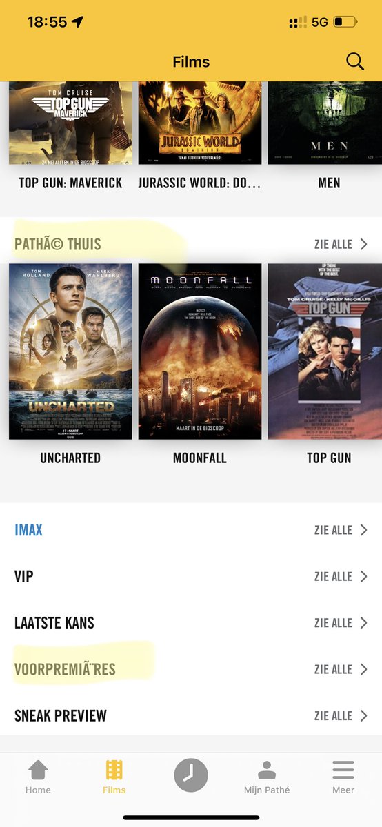 robbert0001's tweet photo. @Pathe hee! In de app is de UTF8 codering stuk https://t.co/Rz5LVOo6Dr