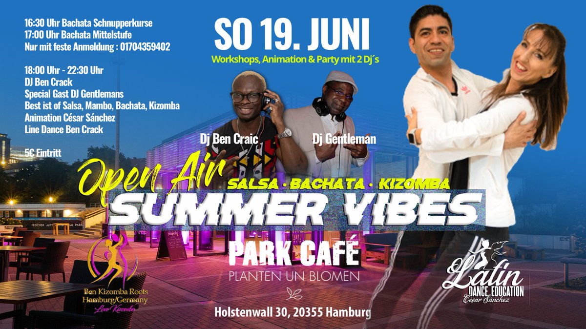 Benstar947's tweet photo. 🔥🔥🔥Es geht weiter in 2022⭐🙏
ERÖFFNUNG / OPENING  PARTY.
SONNTAG.  SUNDAY.  19.06.22 OPEN AIR.  PARK CAFE. PLANTEN UND BLUMEN.  Ab 16:30 - 23:00 hrs.💃🕺 https://t.co/sQrnbdeOsd