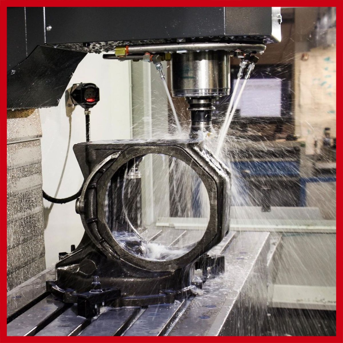 HaasUK's tweet photo. 🏁 Vintage racecar experts @crosthwaiteandgardiner
"A big gearbox transaxle case getting machined on our Haas VF-6 CNC mill."
#cncmilling #haascnc #alphacam #haasvf6 #racegearbox #castingmachining #reverseengineering https://t.co/KZkWSeQymj