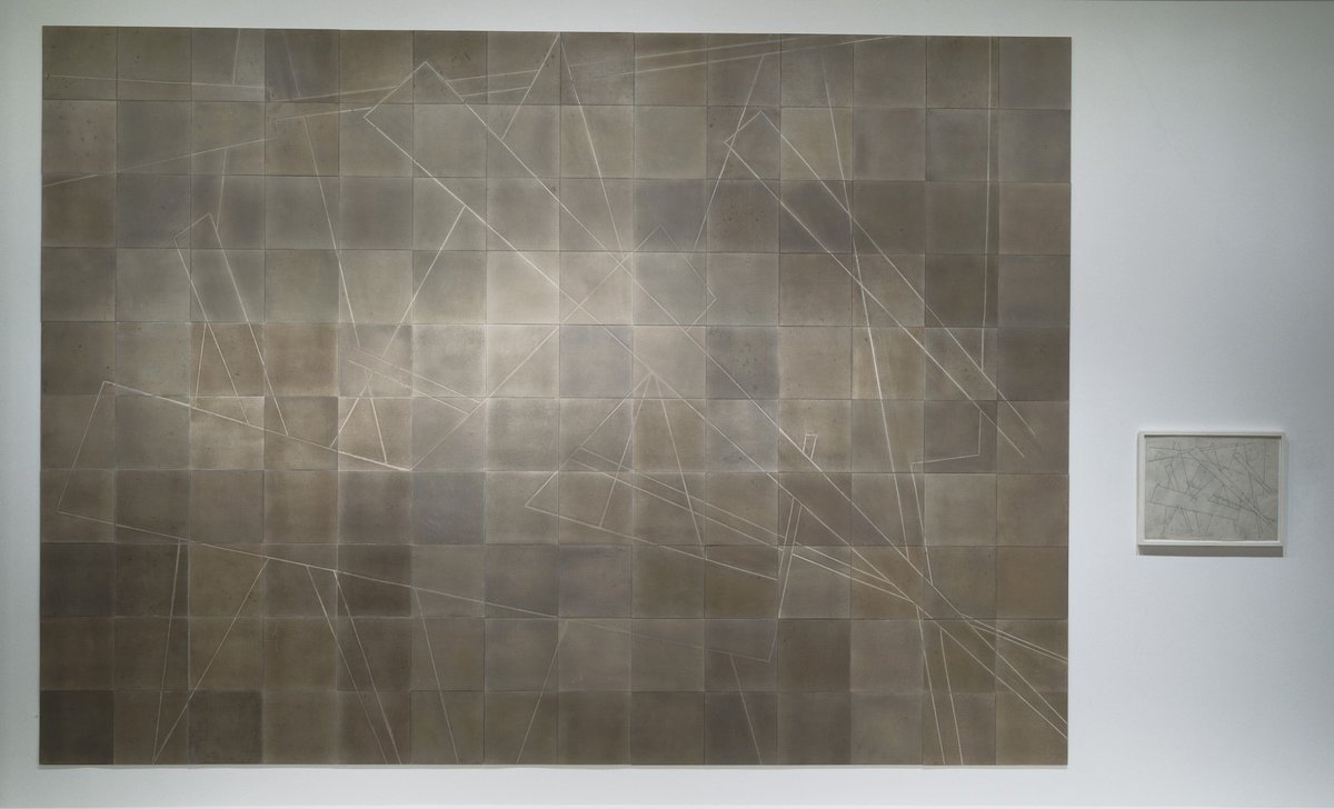 moma_paintings's tweet photo. Michelle Stuart, Nazca Lines Star Chart and Nazca Lines Southern Hemisphere Constellation Chart Correlation, 1981-82 #museumofmodernart #michellestuart https://t.co/OinJyUOHqA https://t.co/bZjFSnX6Hr