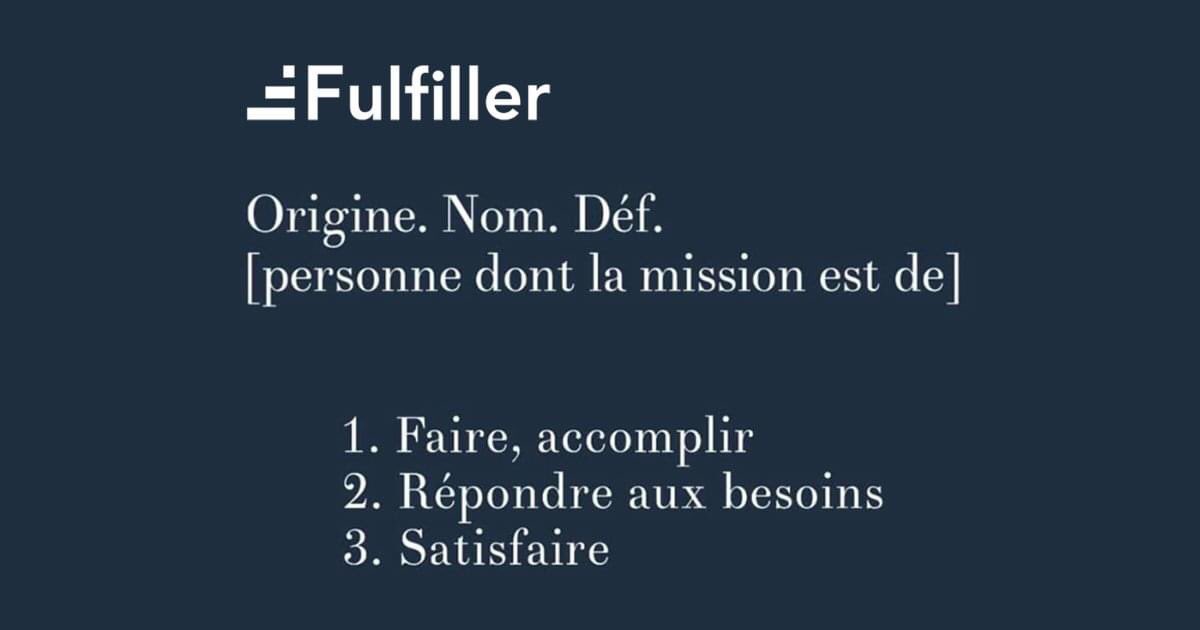 Fulfiller tweet media