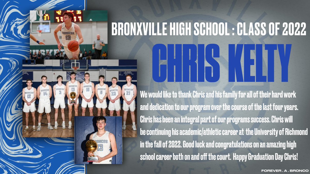 Happy Graduation Day to you Chris! Thank you for your hard work and congratulations for all your success on and off the court! @chriskelty_ #thankyoucaptain #gospiders #foreverabronco