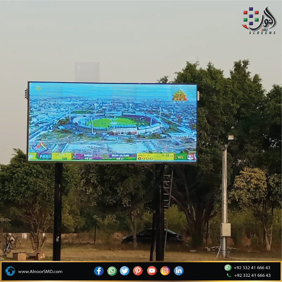Abdulaz516923's tweet image. Huge Project of Al-Noor SMD Screens
Outdoor Commercial Display Installed by Al-Noor SMD  
#smddisplay
#advertiser 
#smdscreens
#commercial
📞Contact:
0332 4166643
0304 1501111
🌐 Website:
alnoorsmd.com
📌 Location:
54 Mall Road, Lahore, Punjab, Pakistan 54000
#smdscreen