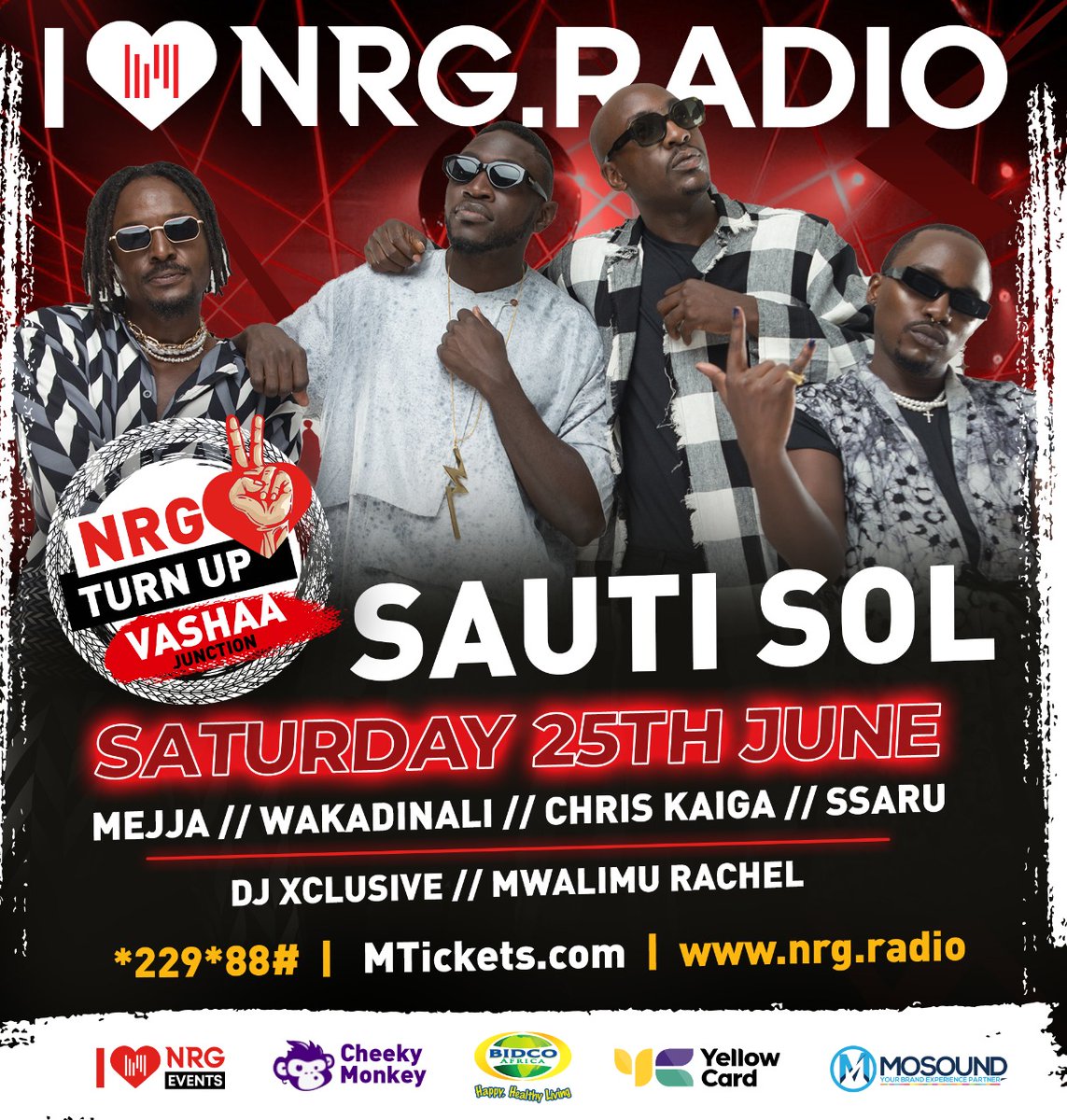 Wadau mnacheza kama nyinyi leo🙌 Tukona airtime apa ivi, Tweet or retweet using the #NRGTurnUpVasha posters tukuwai airtime ya 200🔥 Tunataka wasee watano for starters 🥳 Kaende 🚀 <a href="/mcfullstop/">MC Fullstop Foundation</a> <a href="/SupaHeroDjNavel/">SupaHero Dj Navel</a> #ReggaeBoyzonNRG #NRGTurnUpVasha