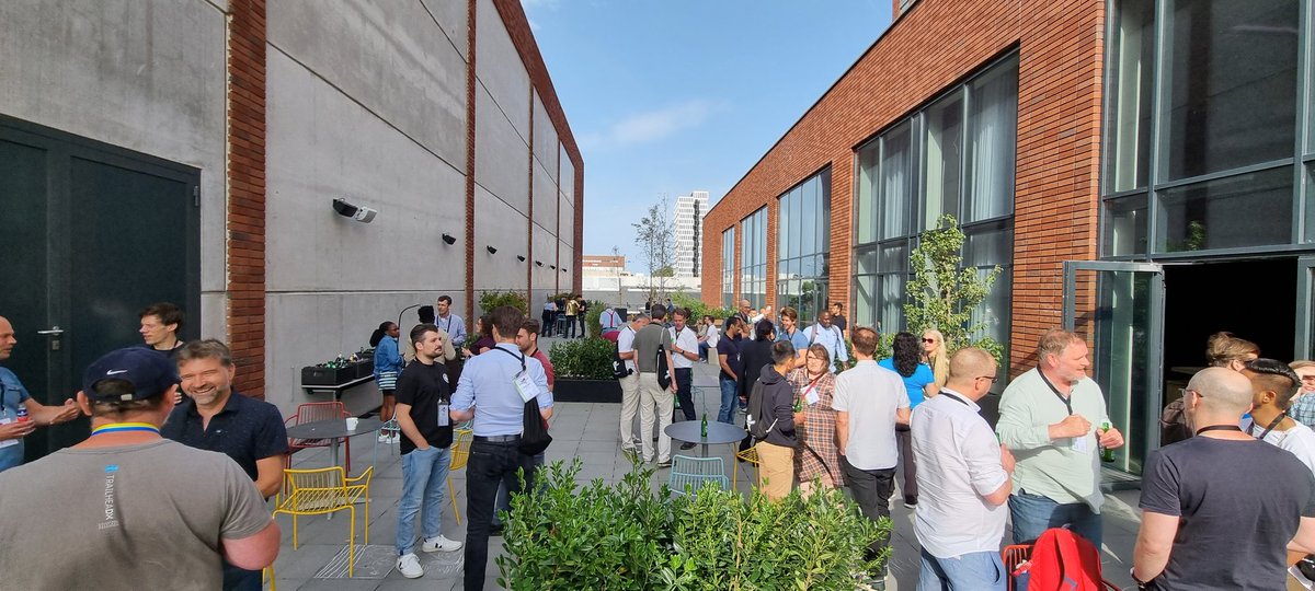 Dreamin drinks on the terrace 
#YD22 #YeurDreamin #community #Salesforce