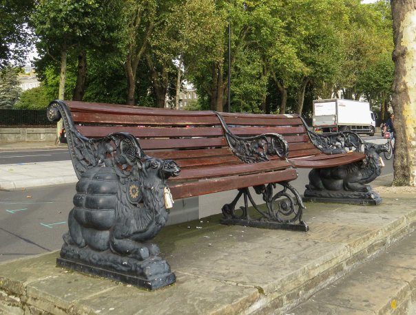 Even benches have been minimalized!