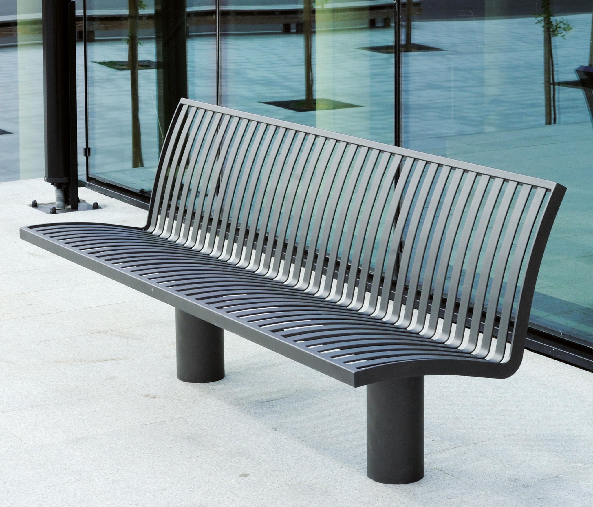 Even benches have been minimalized!