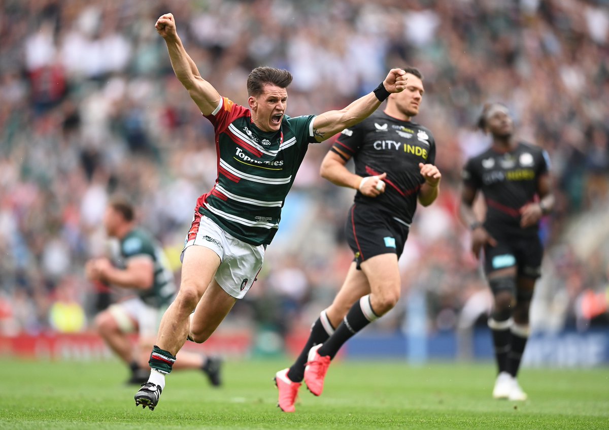 rugbyontnt's tweet photo. The moment @FreddieBurns won the Premiership title for @LeicesterTigers 😤🏆

#GallagherPremFinal https://t.co/XQ6q9TOp53