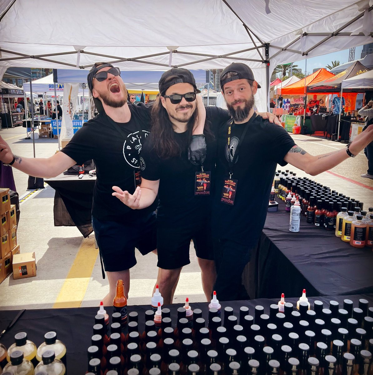 Game time in San Diego. 🔥

Join us today for the inaugural West Coast Hot Sauce experience 10 - 7 today @ the Broadway Pier.

#TeamBravado #WCHotSauceExperience