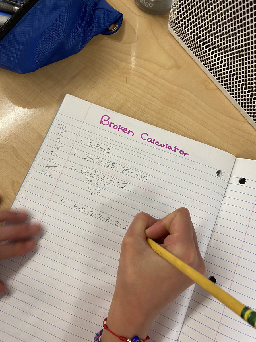 wdsgradesix's tweet image. Even though we’re closing in on the year…the learning hasn’t stopped! Today we’re tackling broken calculators! #cbemath #wdsgrade6 #wds