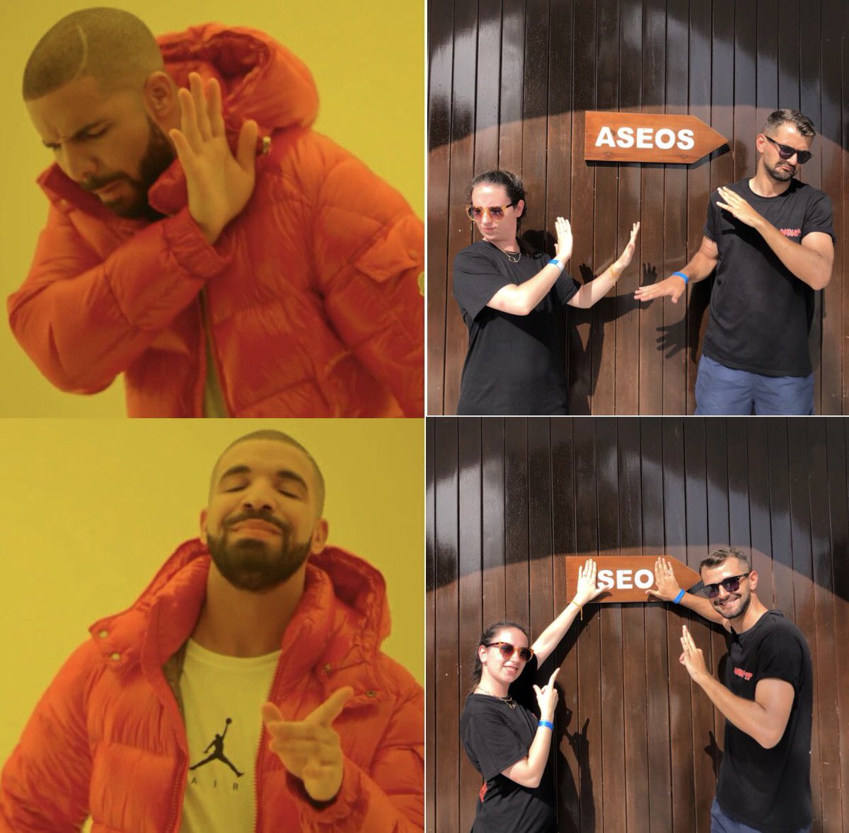 No habremos ganado el concurso de camisetas del #SOB2022 pero al menos el sentido del humor nunca nos falta.