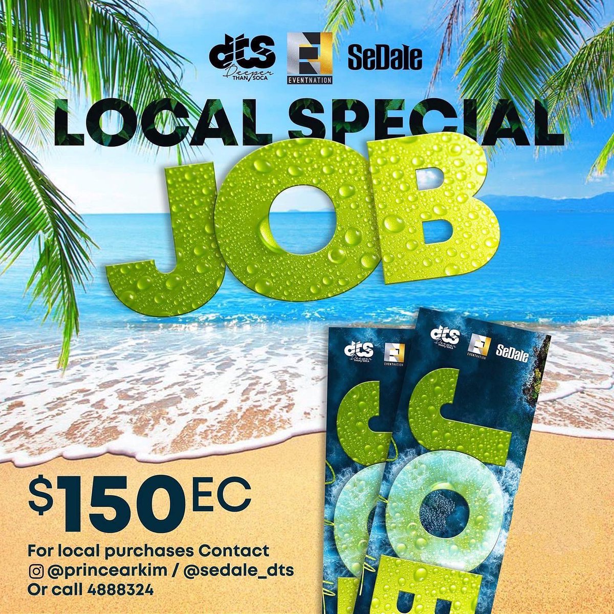 We checking for home !! Grab them ticket specials before they done 🎟 

Transcend Moonlight Mas 
Drinks Inclusive 🍺 
Tuesday July 12th 

JOB Boatride 
Food Inclusive 
Friday July 15th