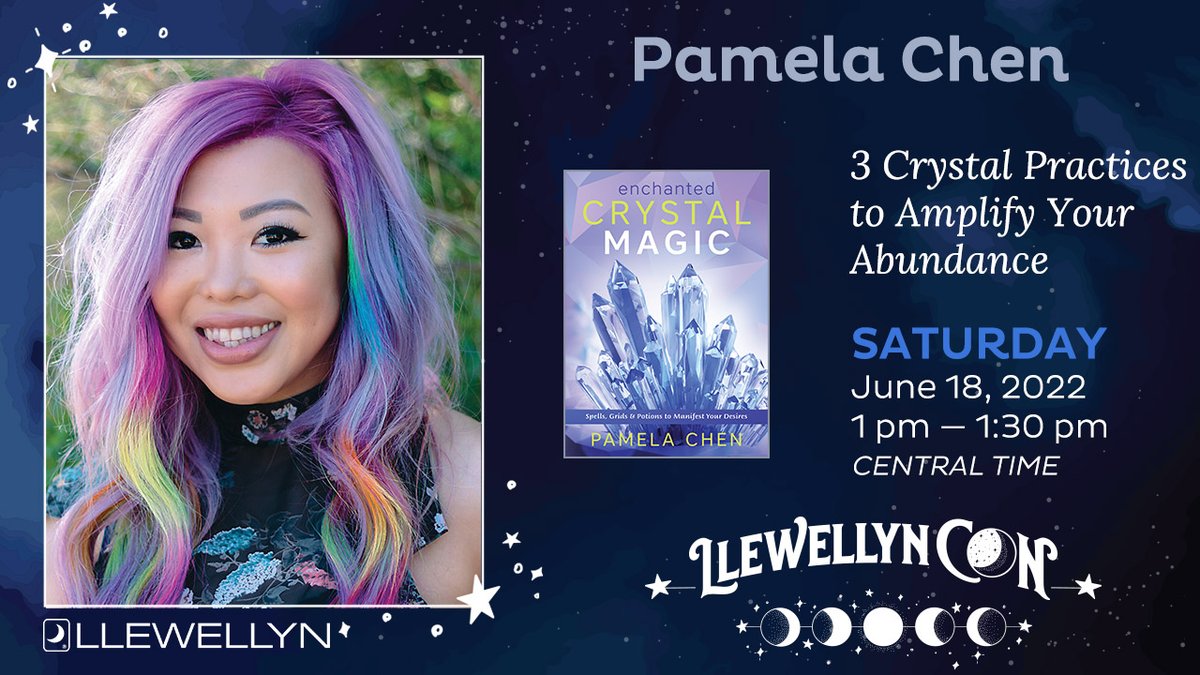 LlewellynBooks's tweet photo. Join us in 30 minutes for our next #LlewellynCon2022 presentation! @Pamelachen3 will be discussing 3 #Crystal Practices to Amplify Your #Abundance .
https://t.co/UWMZ5ofNMl
#llewellynbooks #crystals #crystalwork #manifestation https://t.co/bn5gaiSZXv