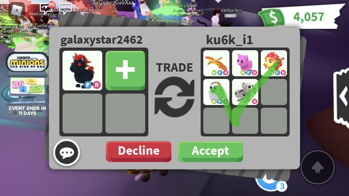 OkxyRay's tweet photo. WFL?
I don’t know values 
#adoptme #adopmeoffers #adoptmetrading #adoptmegiveaways #Adoptmetrade #adoptmeselling https://t.co/RYCZV77z0j