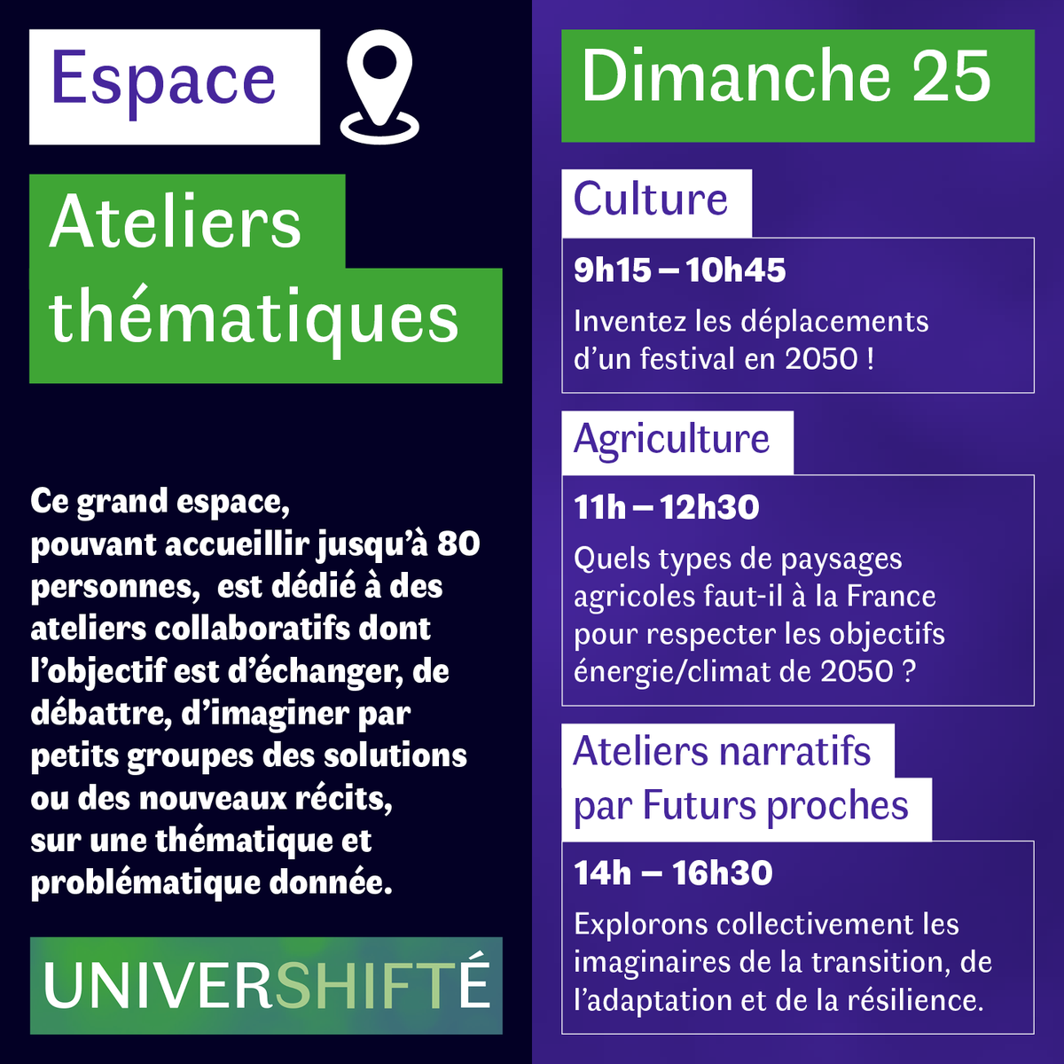 Les_shifters's tweet photo. 👉 Chez les Shifters nous avons pour habitude de prendre le taureau par les cornes !
 
🌱 Venez découvrir les ateliers thématiques.  
 
🎫 Rendez-vous le 25 et 26 juin sur le campus de la Doua, à Villeurbanne. 

📆 À vos agendas !

🌲https://t.co/nY7BYZfIJs

#climat #recit https://t.co/BrsMmkMvww