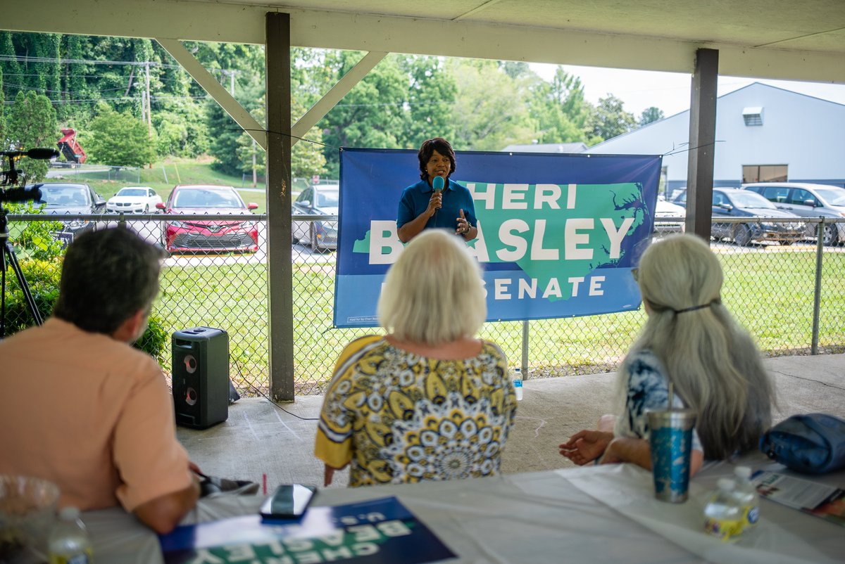 CheriBeasleyNC's tweet photo. In Cherokee County, voters feel like Washington's left them behind — and without strong broadband, they're disconnected from the rest of North Carolina too. This is a reminder that investing in broadband is vital to all North Carolinians, no matter where you live. https://t.co/MaxAfQaJqn