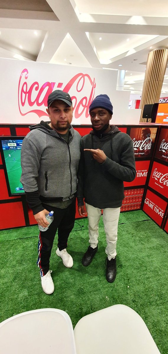 MainGamingZA's tweet photo. Congratulations to our latest winner @Sattarhoosein on winning the final Mall of Africa Football Gaming Tournament, brought to you by @CocaCola_ZA
Stay tuned for our next tournament, details will drop soon💪🏽
#SwitchOnTheMagic https://t.co/BhxOdabCeL