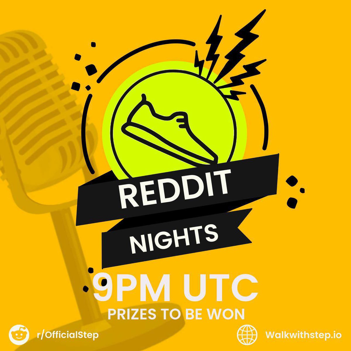 WalkWithSTEP's tweet image. STEPPERS WE WILL HAVE A REDDIT NIGHT TONIGHT ON TG!!! 

SCHEDULED THE VC FOR 9PM UTC💰👟
#STEP