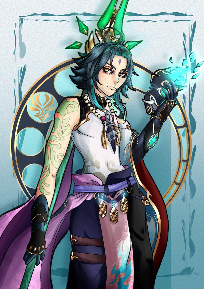 Akuma_Emiko's tweet photo. So Xiao is the second in the Genshin Impact serie. I always try to draw 4 characters from a Serie because i can make a special Print pack with 4 of them for a lower price than they would be if you bought them individually. #GenshinImpact #GenshinFanart #Xiao #digitalart #fanart https://t.co/exujjlBRxY
