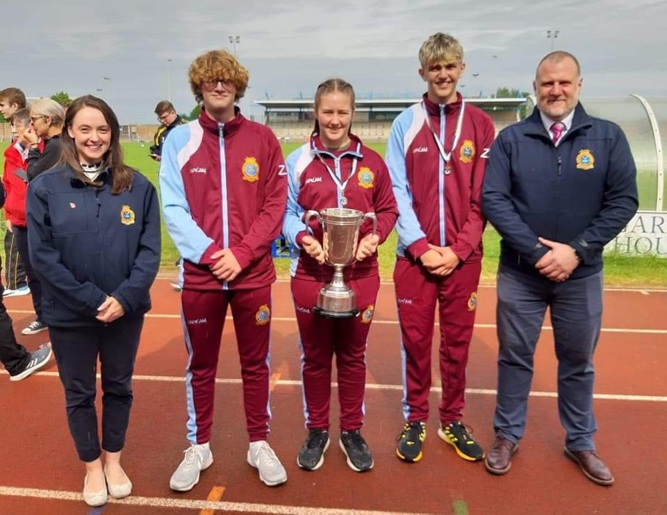 Well done to three of our cadets who helped <a href="/SEMidsWgRAFAC/">South & East Midlands Wing Air Cadets</a> reach first place in the Region Sports Competition today by taking part in relay and javelin events. Congratulations to Cdt Yeatman, Sgt Sharman, Sgt Perry, and the whole team 🥇🏆

#aircadets #whatwedo