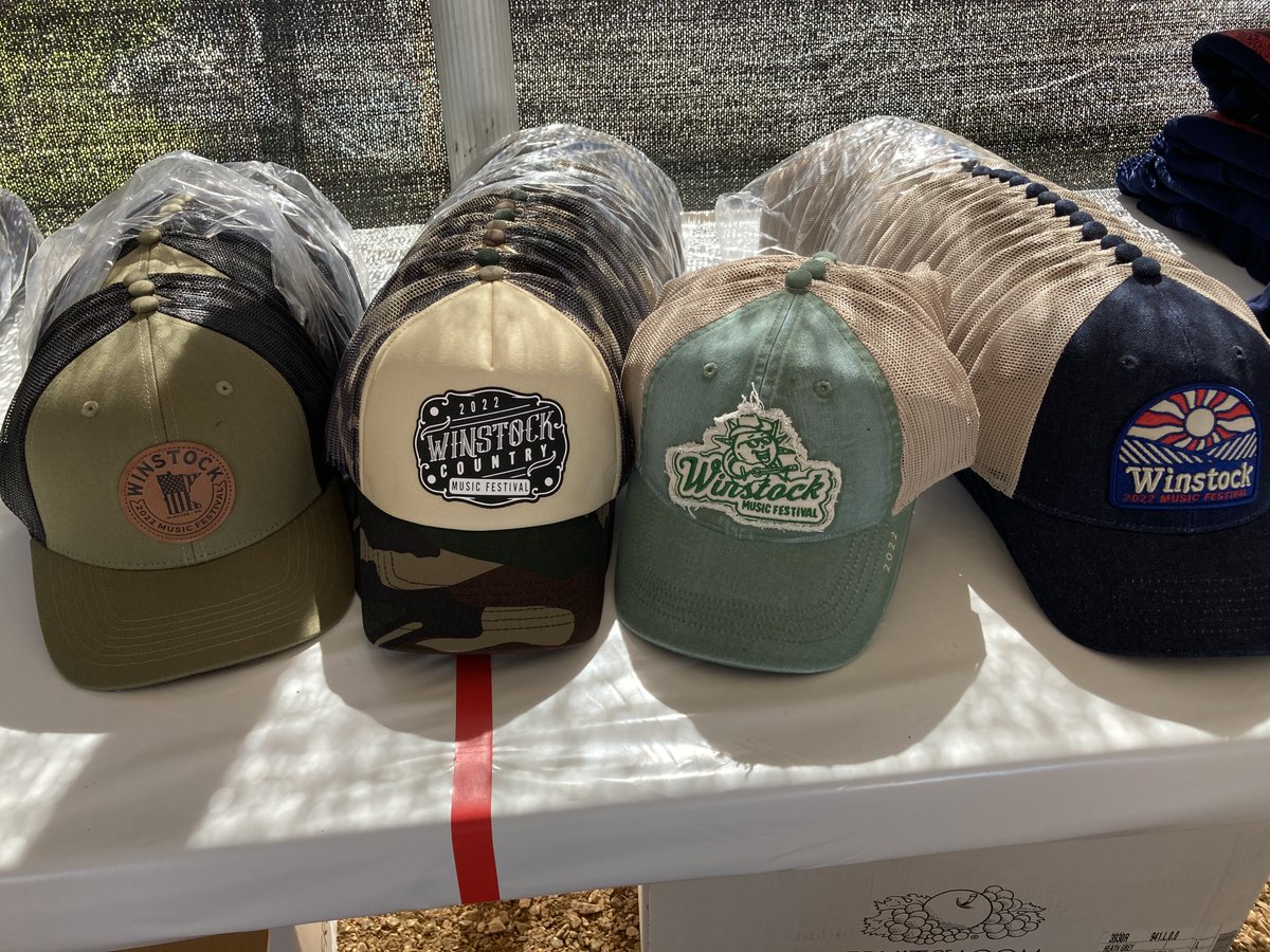 WinstockMN's tweet photo. Make sure to stop by the Official Winstock
Merchandise Tent and purchase your own #Winstock22
hat and get one FREE https://t.co/lJ5iXzsaa7