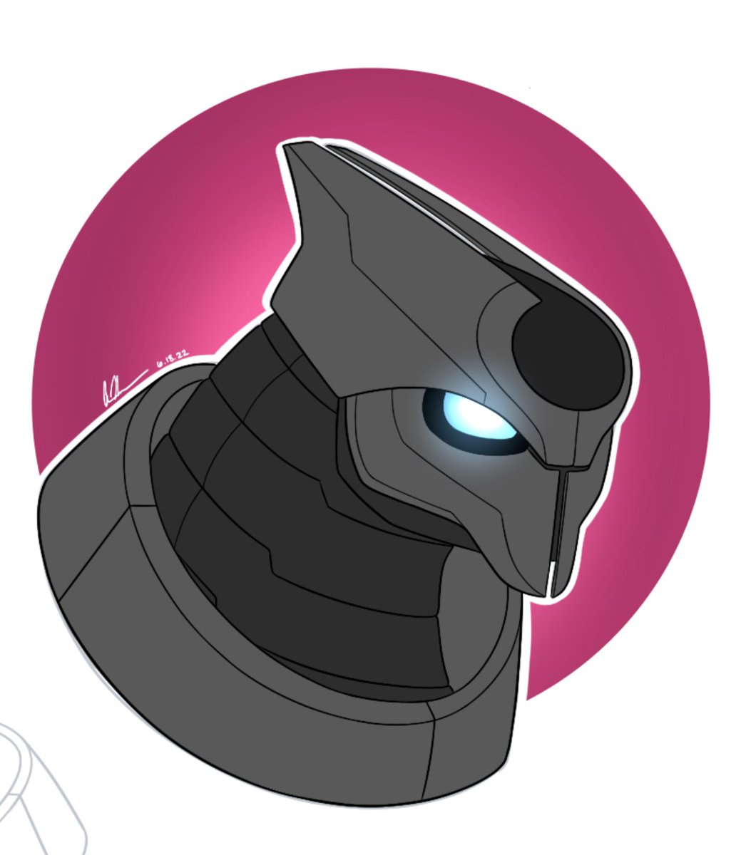 Here’s a quick Delta drawing! (Delta belongs to <a href="/AhiruLady/">Lady Ahiru</a>)

#halo #sangheili