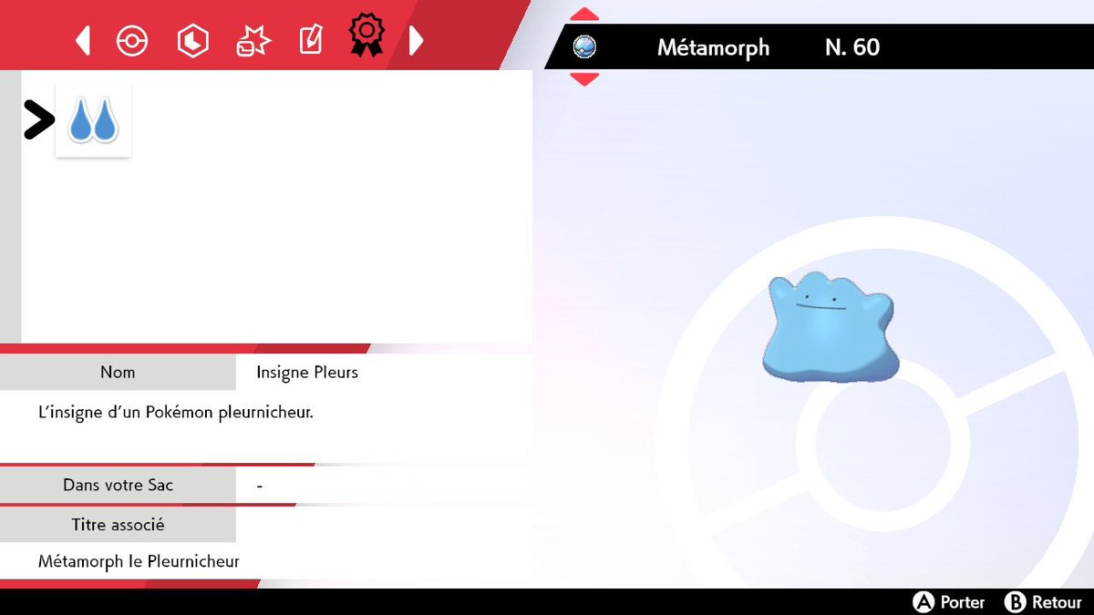 Apparition cet après-midi d'un magnifique Métamorph✨️ possédant un insigne 💙
<a href="/Shiny_Hunters/">ShinyHunters</a>