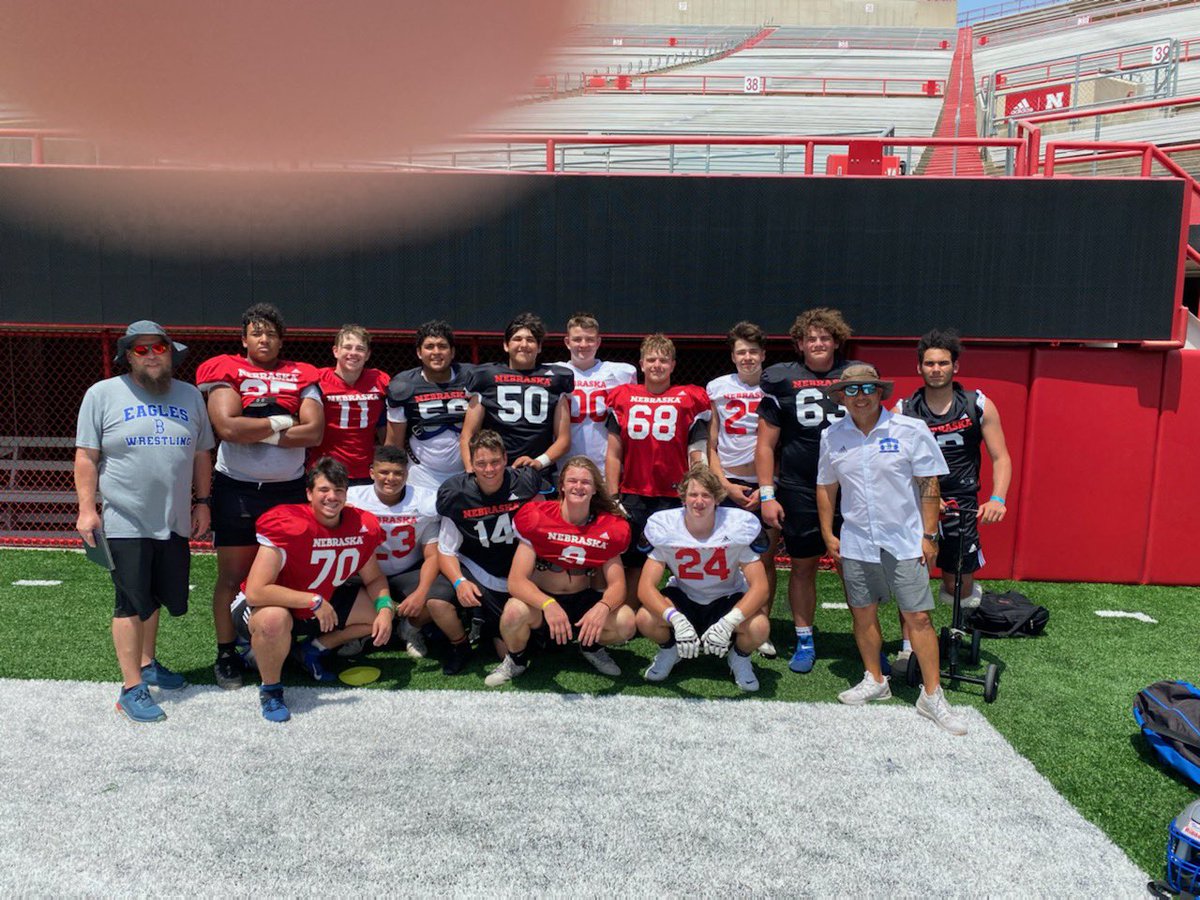 Had great time at the Husker Pipeline camp! Learned a lot from some very talented O -linemen! @BroomfieldEagl1 <a href="/CoachHubb2/">Blair Hubbard</a> @BHSEAGLE @HuskerFBNation <a href="/Huskers/">Nebraska Huskers</a>