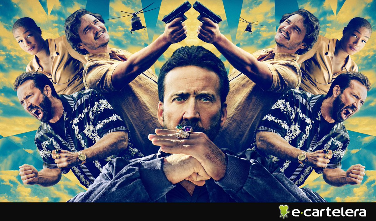 ecartelera's tweet photo. Nicolas Cage se rinde tributo a sí mismo con una comedia brutal y llena de acción | CRÍTICA de #TalentoDescomunal https://t.co/jhogijhvDm https://t.co/et52HdJd1k