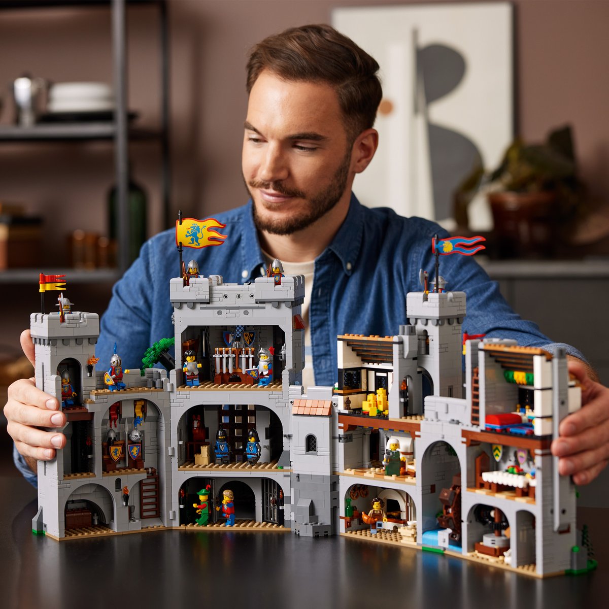 LEGO_Group's tweet photo. Celebrate 90 years of LEGO history as you rekindle your childhood memories building these new interpretations of the classic Lion Knights’ Castle and Galaxy Explorer!

Lion Knights’ Castle – https://t.co/5jg22vvKii 
Galaxy Explorer - https://t.co/XIrreb5jSk https://t.co/Xc1fSu1tGV