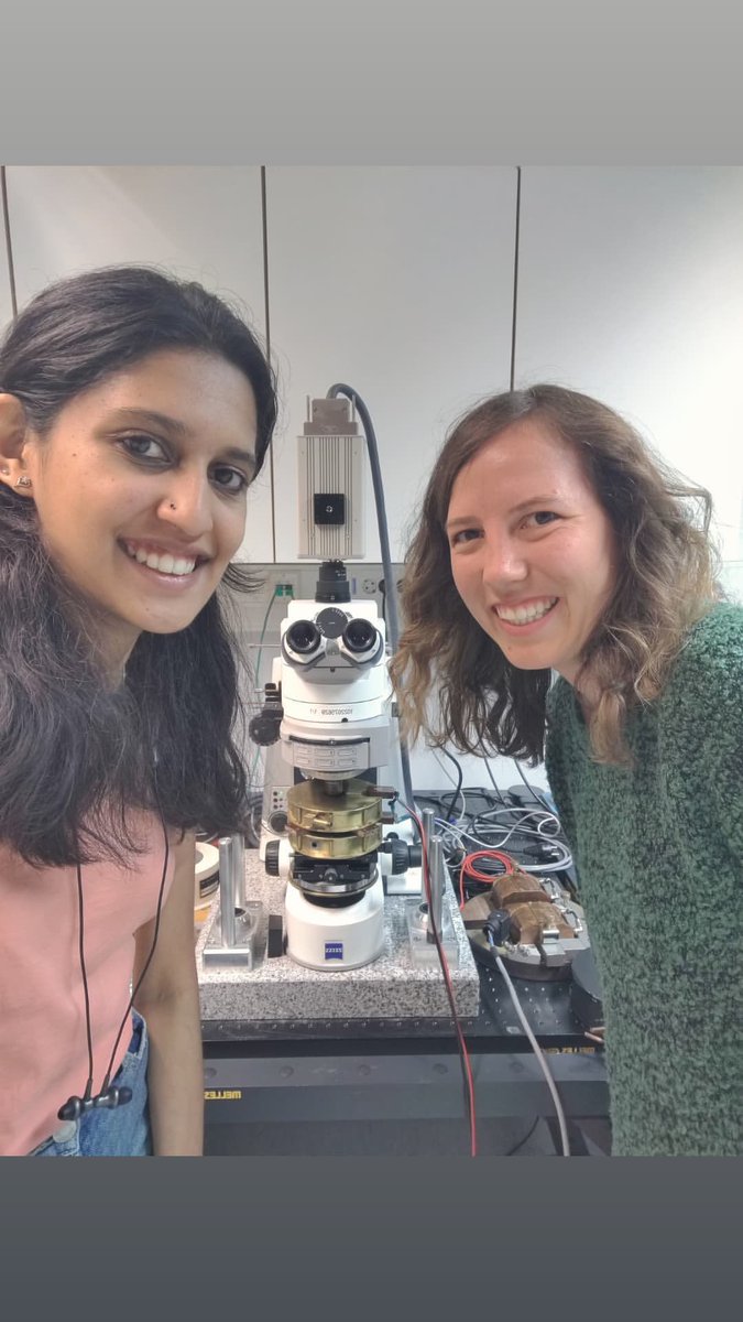 MagnEFi_ITN's tweet photo. This month, Beatrice did a secondment with Sreeveni at Aalto University in Helsinki, Finland. Plenty of magneto-ionics and Kerr microscopy was performed (and maybe some sauna��s too 😊🇫🇮). https://t.co/UuXT22qKuI