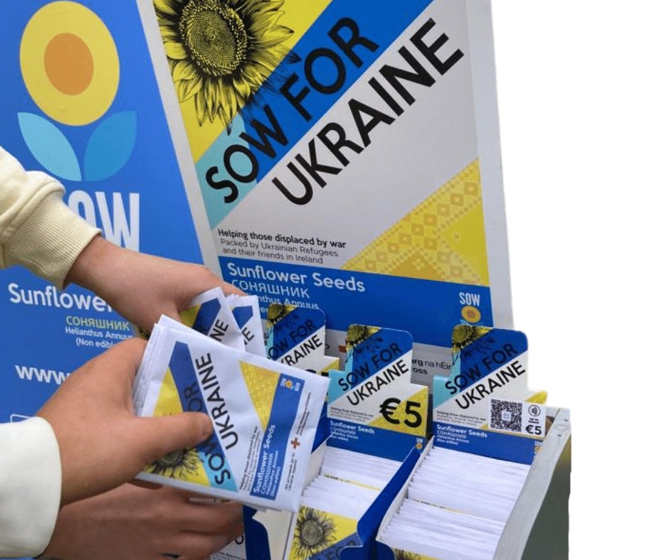 We are delighted to support the SowNow movement raising much-needed funds for #Ukraine 
Buy your sunflower seeds here <a href="/CentraIRL/">Centra Ireland</a> <a href="/SuperValuIRL/">SuperValu Ireland</a> <a href="/ArboretumGC/">Arboretum GC</a> 
Every penny raised goes directly to the <a href="/irishredcross/">Irish Red Cross</a> 
Please support #SowNow #UkraineCrisisAppeal